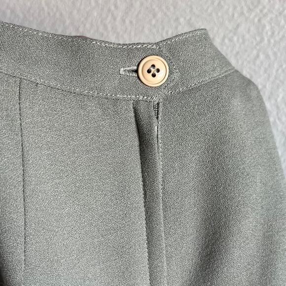 VTG 90S GREY-GREEN MINI SKIRT - Picture 4 of 6